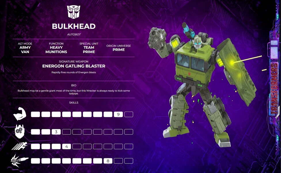 Transformers Legacy Official Bulkhead QR Code Image  (3 of 9)