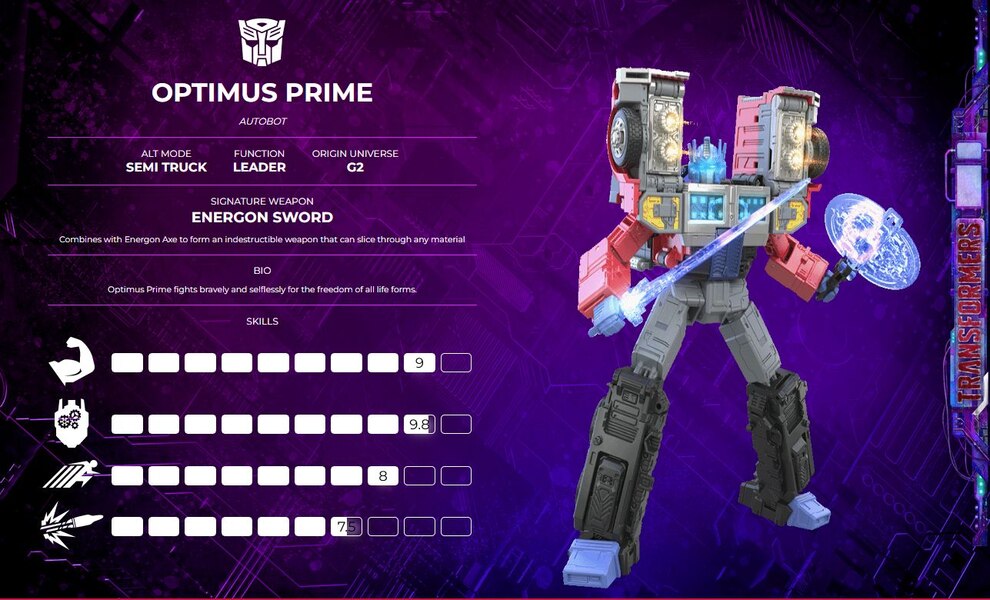 Transformers Legacy Official G2 Optimus Prime QR Code Image (5 of 9)
