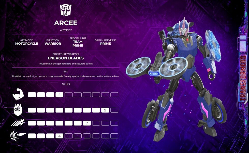 Transformers Legacy Official Prime Arcee QR Code Image (8 of 9)
