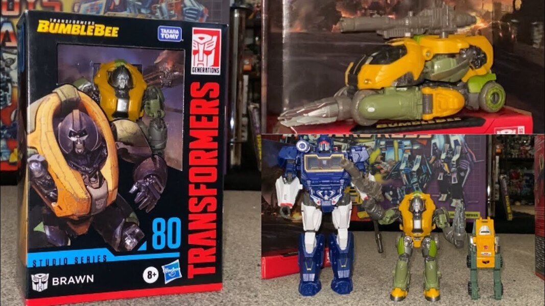 Studio Series Brawn Review - Bumblebee Movie SS-80 Deluxe with G1 Comparison