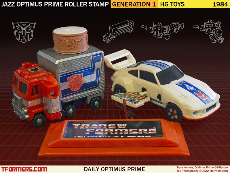 Daily Prime - All That Jazz Optimus Prime Roller Stamp