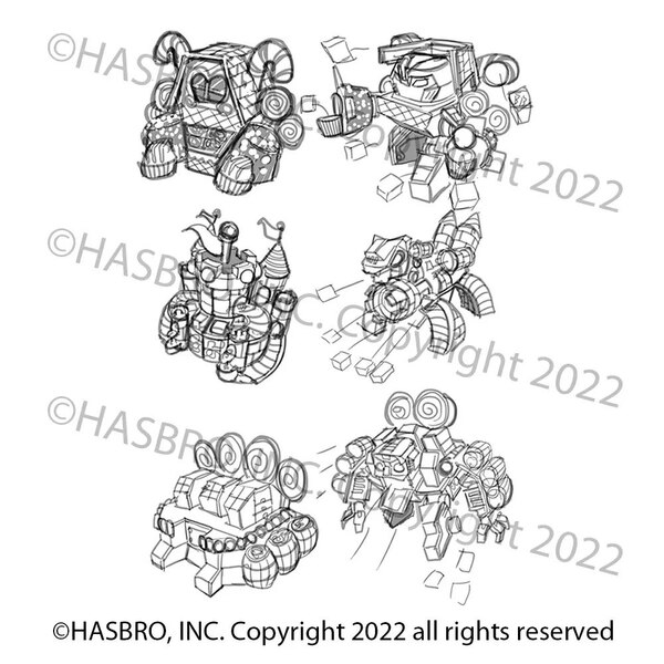 Transformers BotBots Concept Art by Ken Christiansen - Ice Cream & Candy Shop