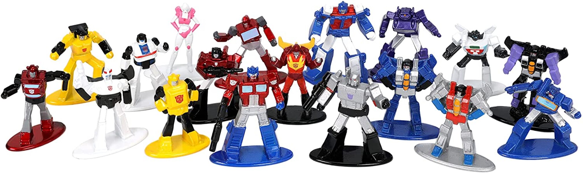 Jada Transformers G1 Arcee Figurine - Nano MetalFigs
