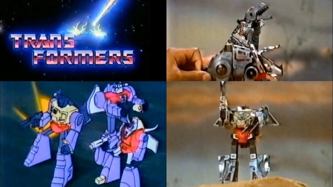 WATCH! Transformers G1 Dinobots TV Commercial - Vintage Grimlock Sludge Slag 1985 Advert 