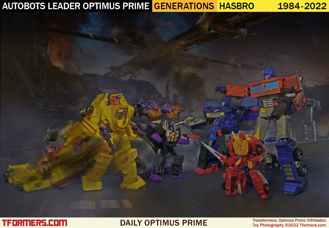 Collab Reviews Transformers  TFDioramas: Evolução de Optimus