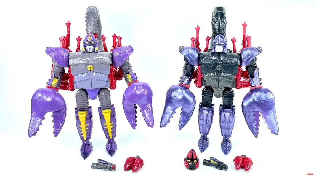 Transformers Legacy Scorponok Deluxe Toy Colors In-Hand Images - Compared!
