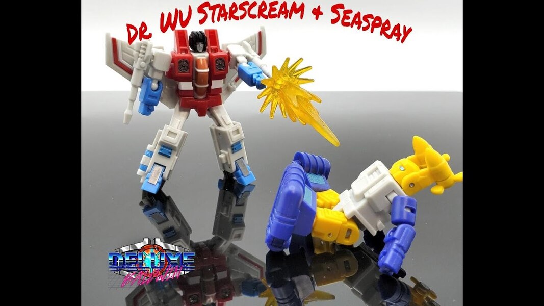 DR. WU Extreme Warfare DW-E09 Star Fear & Dw-E10 Spray Drift Review! (Starscream & Seaspray)