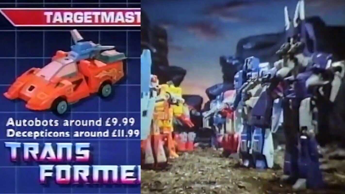 WATCH! Transformers G1 Targetmasters UK Toy Commercial Including Cyclonus