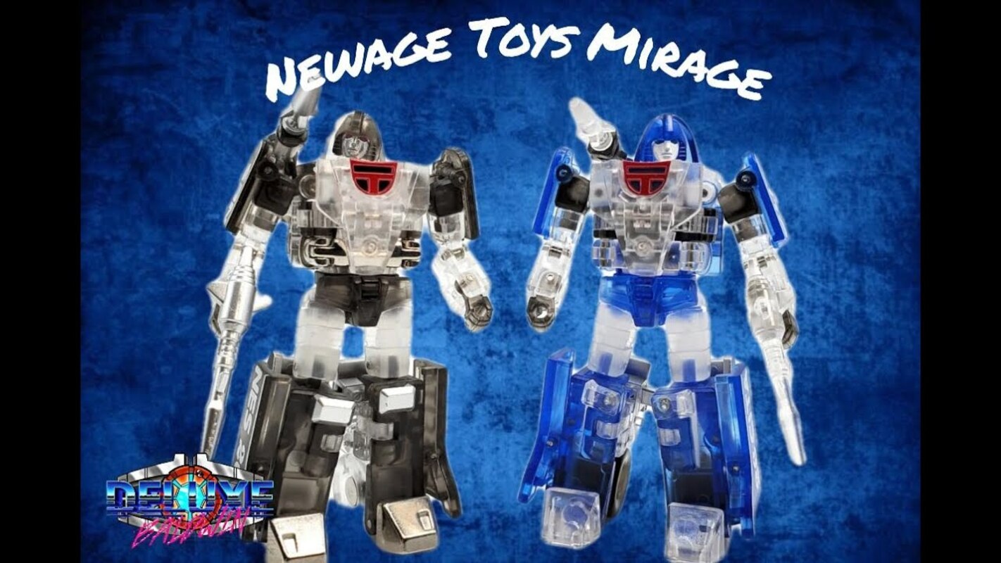 Transformer Review: NewAge Toys Translucent Shean Review! (Mirage) 2 for 1 Special!!