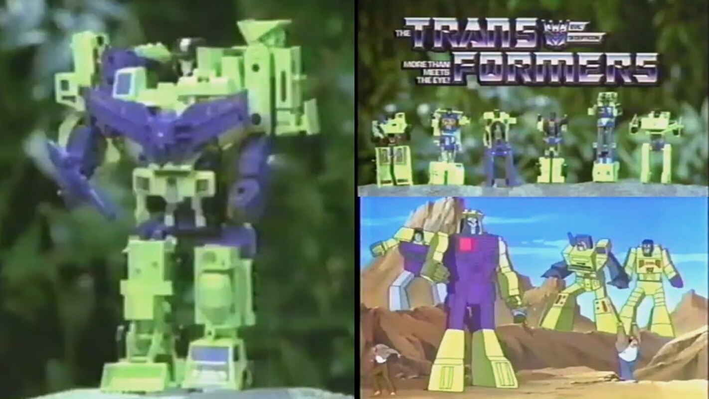 WATCH! Original G1 Devastator and Constructicons TV Commercial