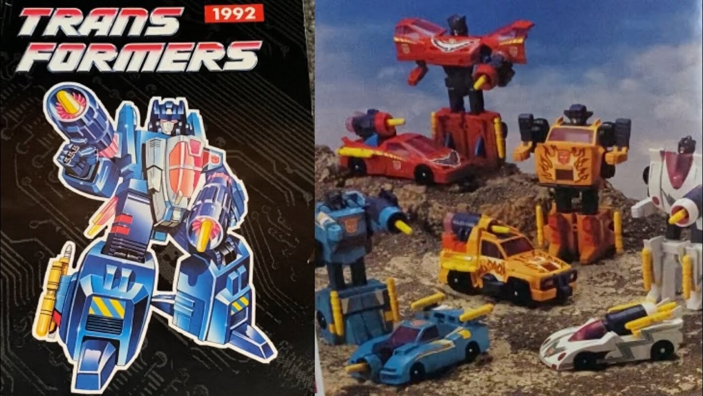 Transformers G1 Rare Toy Catalogue - Europe 1992 Exclusives