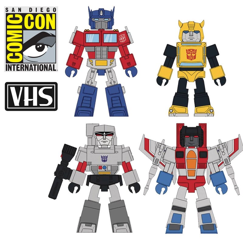 Transformers G1 Minimates VHS Box Set SDCC 2022 Exclusives Revealed