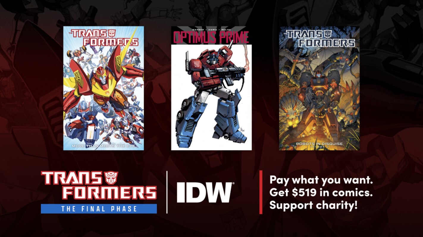 Humble Bundle Transformers Comics Drive to Support Hasbro Children's Fund