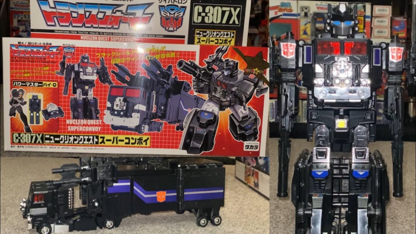 Transformers Neucleon Quest Super Convoy Unbox and Review - Japan Collection Comparison 
