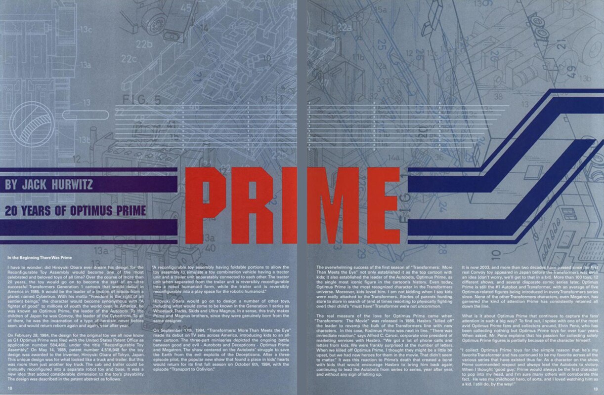 Daily Prime - Happy Birthday! The First 20 Years of Optimus Prime Toys