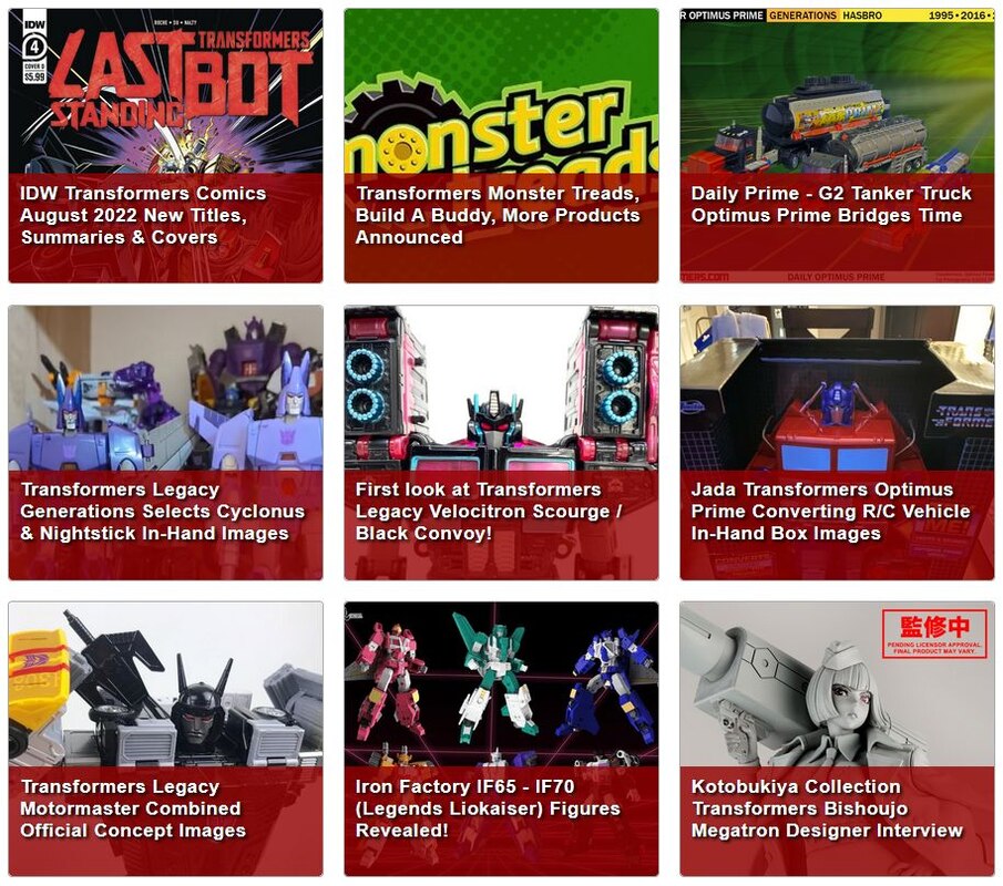 Transformers Weekly News Digest for Week of May 16 - 22, 2022