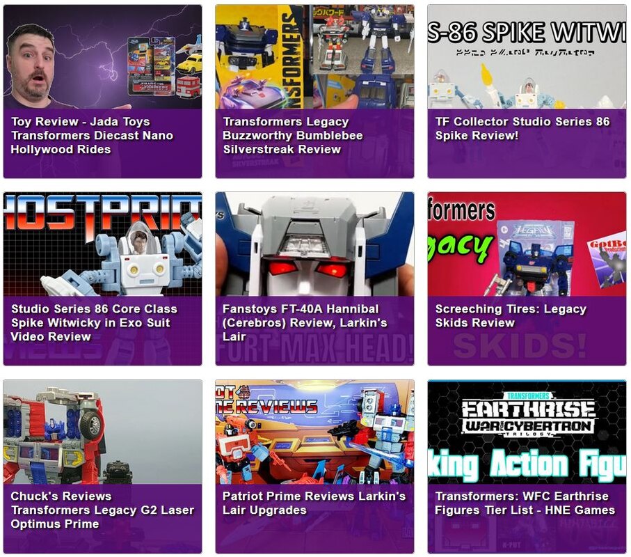 Transformers Weekly Reviews Digest for Week of May 16 - 22, 2022 
