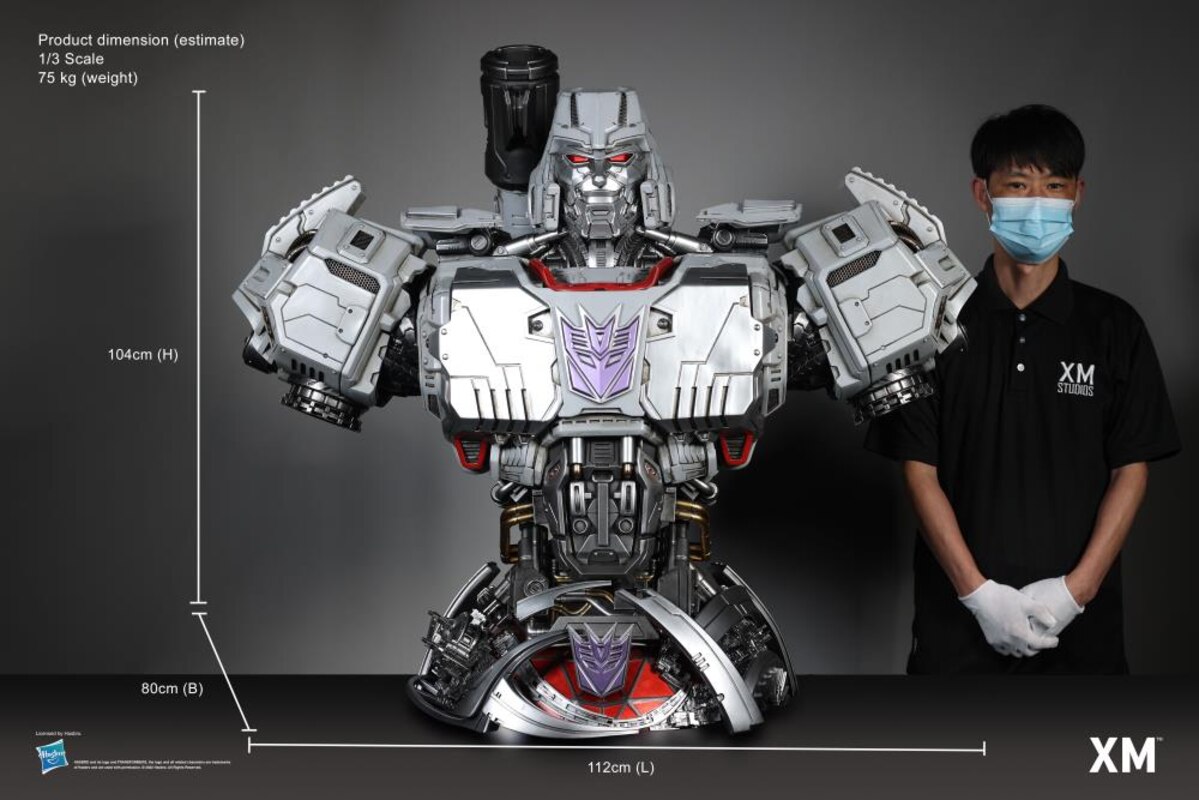 XM Studios Optimus Prime & Megatron 1/3 Scale Busts Official Images & Details