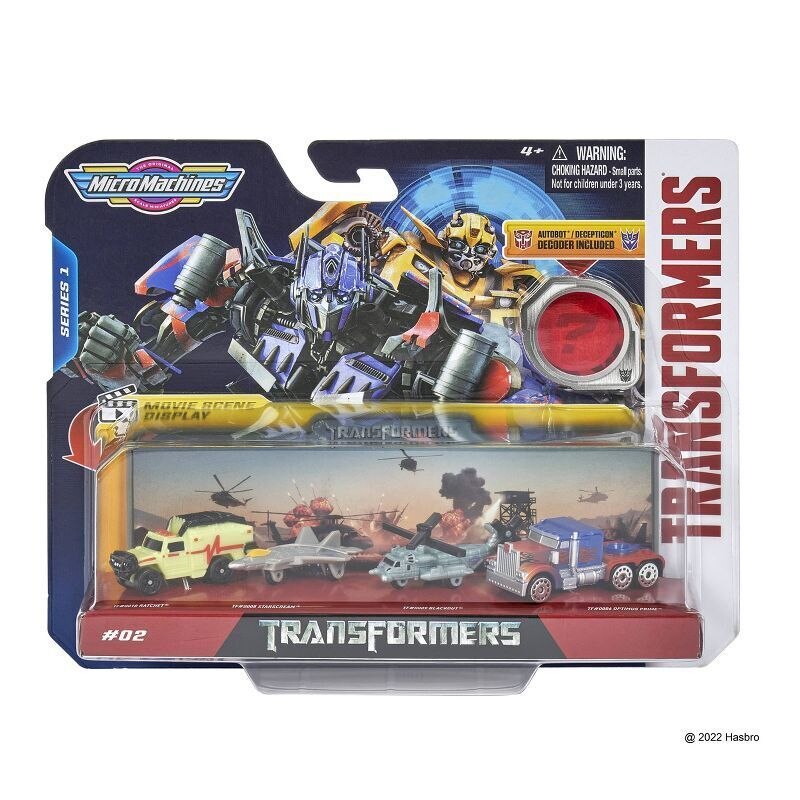 Micro Machines Transformers Series 1 Carded Packs Official Images & Details