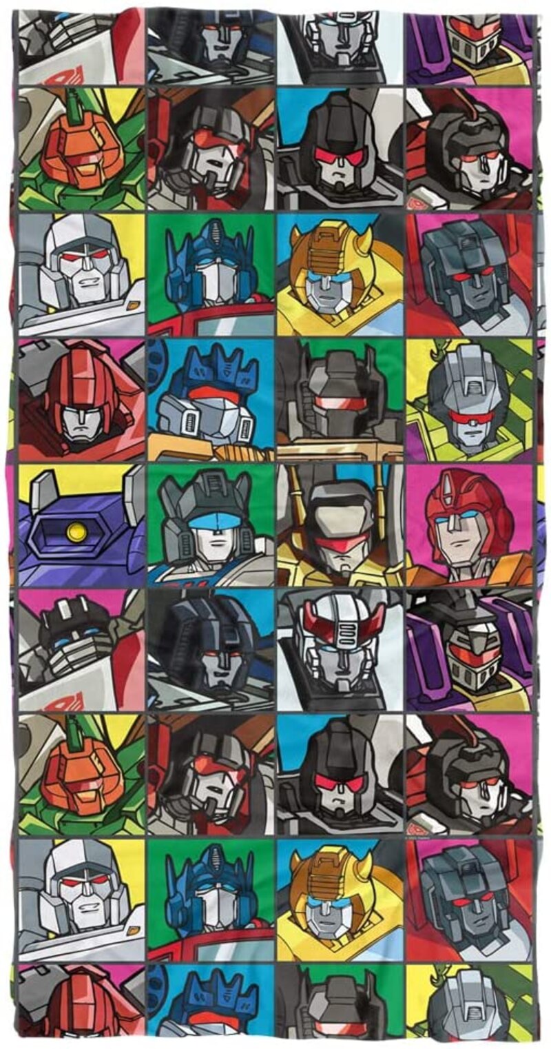 Transformers G1 and Rescue Bots Beach Towels From Logovision