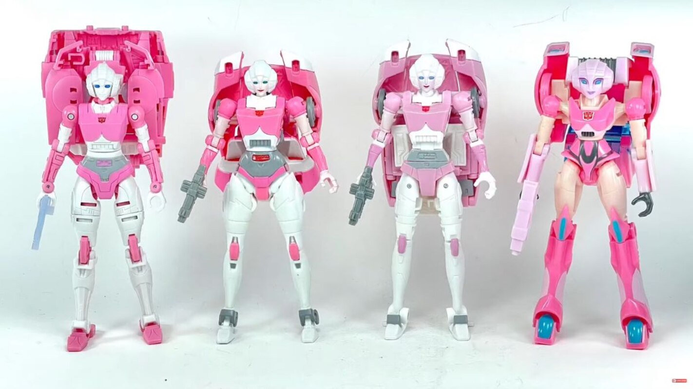 Transformers Studio Series 86 Arcee In-Hand Images - Versions Compared