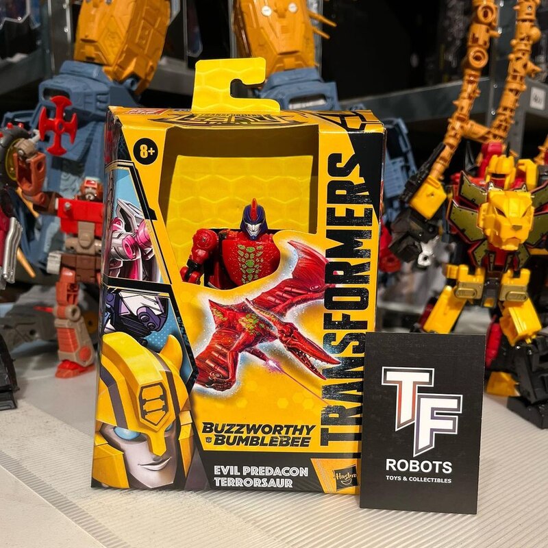 Transformers Buzzworthy Bumblebee Legacy Terrorsaur Toy Colors In-Box Image