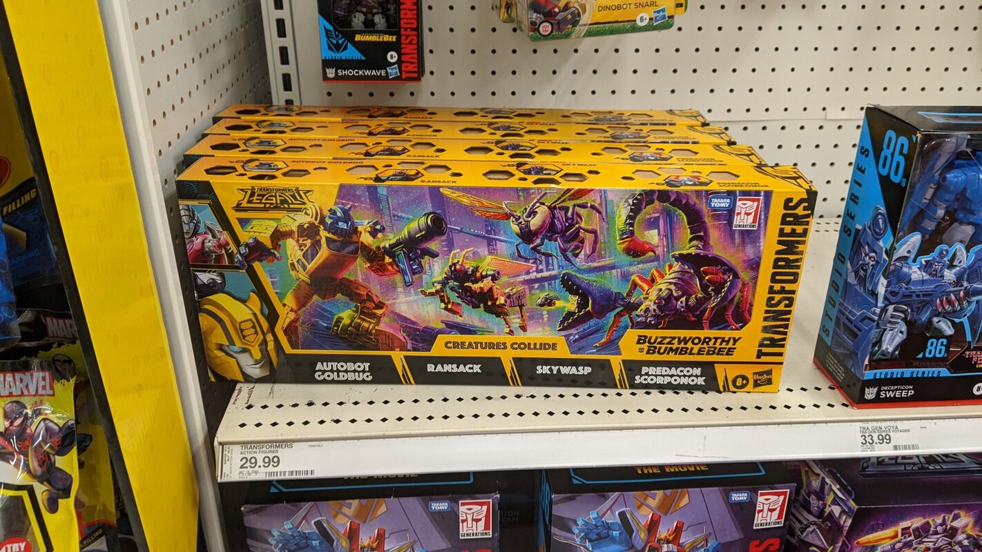 Transformers Buzzworthy Bumblebee Creatures Collide 4-Pack Found in USA