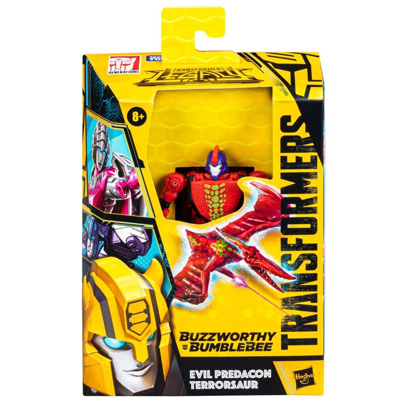 Transformers Legacy Red Cog, Maximal Dinobot, Predcon Terrorsaur Official Box Images
