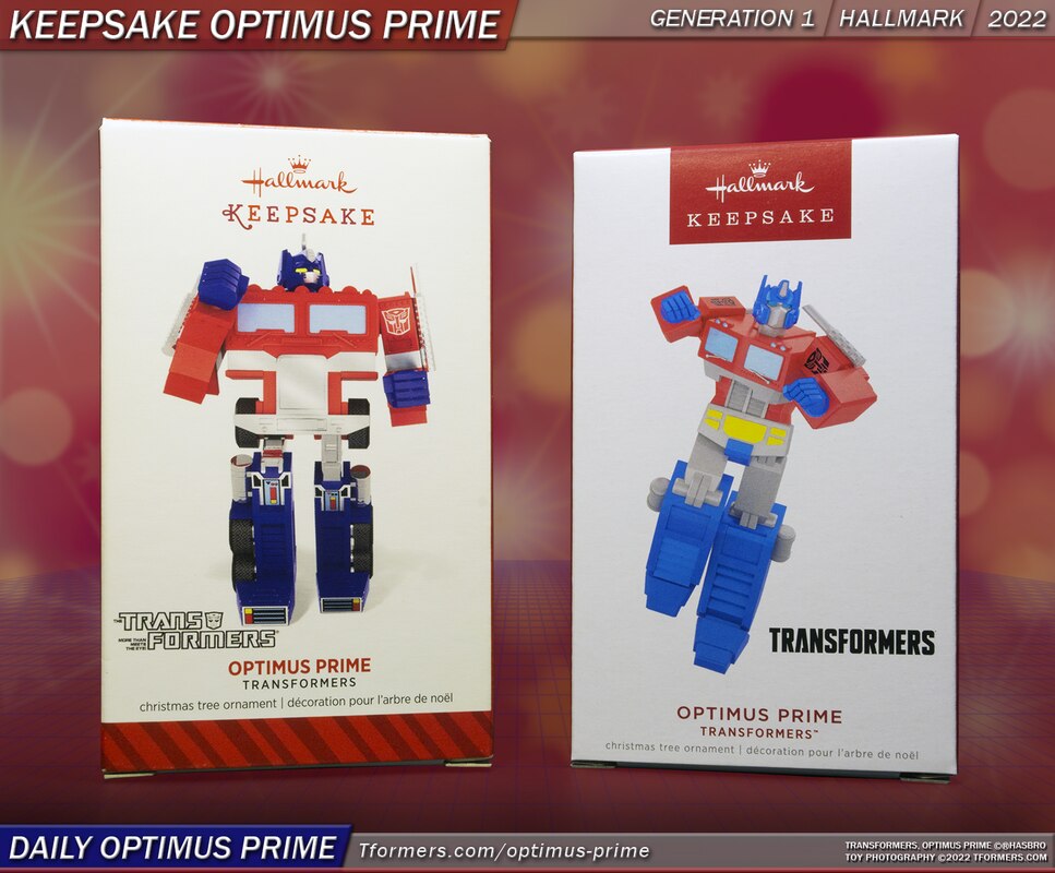 Daily Prime - Hallmark Keepsake G1 Optimus Prime Tree Ornaments