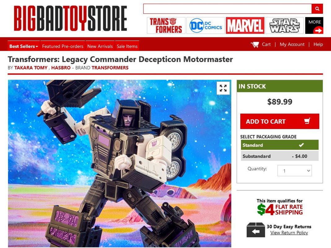 Scalper Buster - Legacy Commander Motormaster Shipping Now!