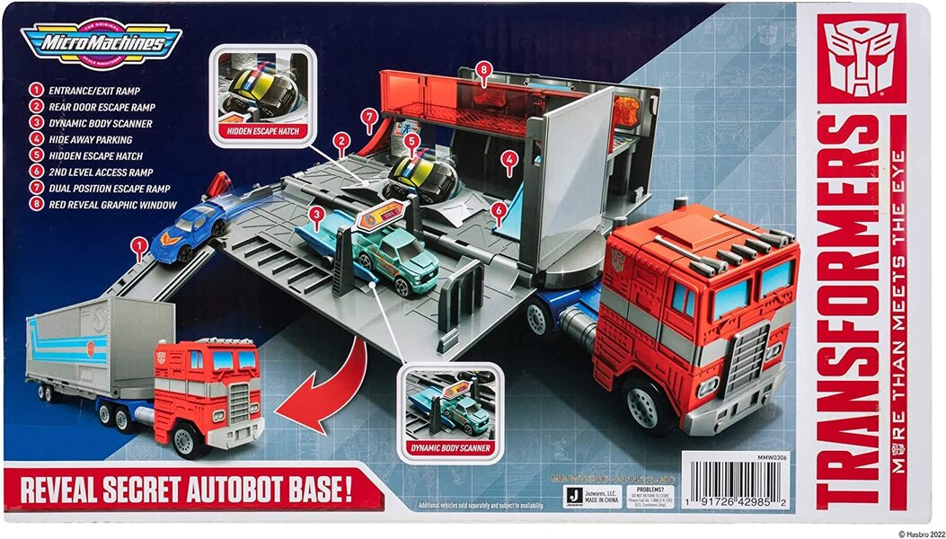 Micro Machines Optimus Prime Hauler Playset Official Images