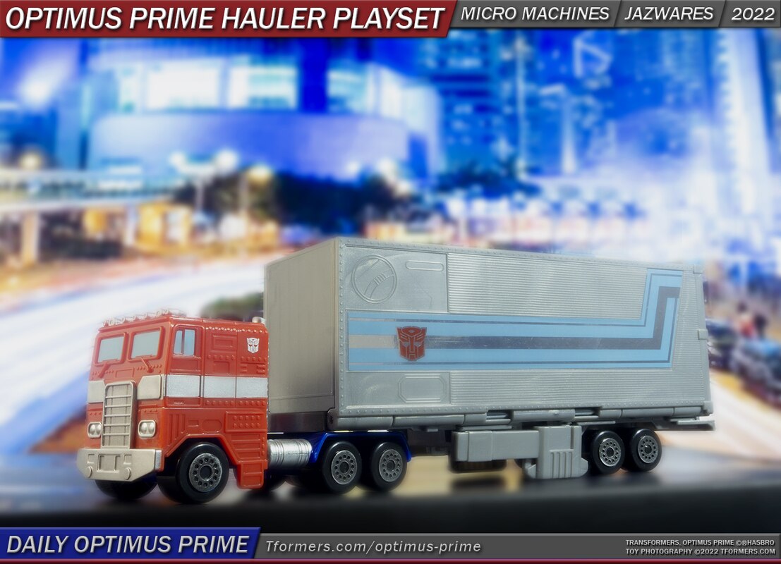 Micro Machines Optimus Prime Transformers Hauler Playset