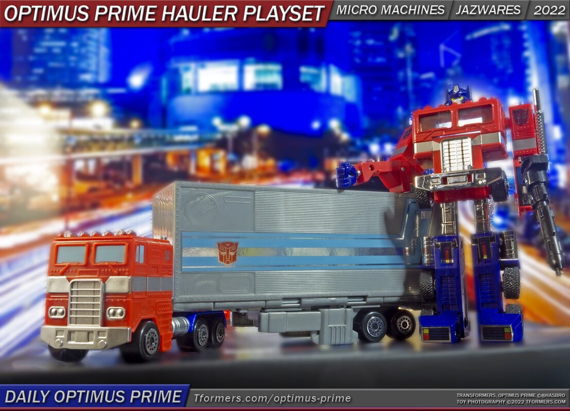 Micro Machines Optimus Prime Transformers Hauler Playset