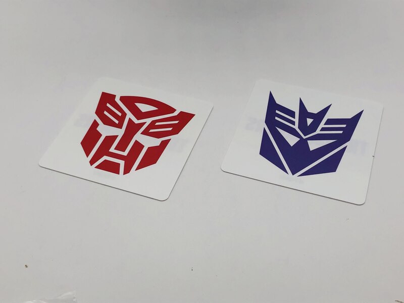 Transformers Masterpiece MP 57 Skyfire Faction Drink Coasters Official In Hand Image  (4 of 5)