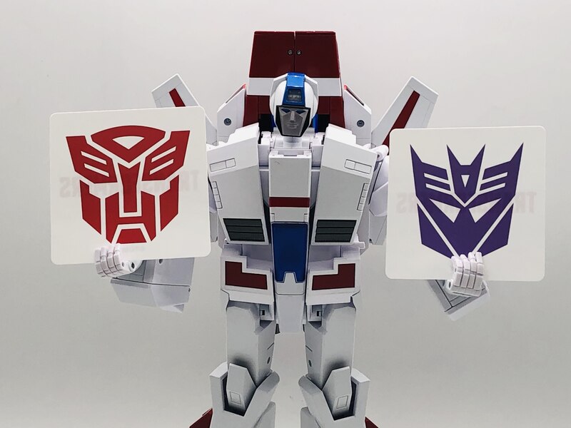 Transformers Masterpiece MP 57 Skyfire Faction Drink Coasters Official In Hand Image  (5 of 5)