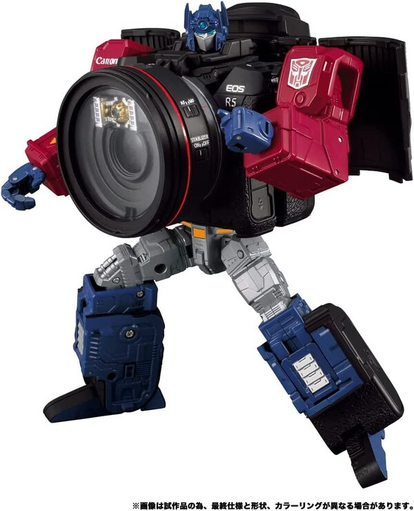 Takara TOMY Canon EOS R5 X TRANSFORMERS Optimus Prime Official Image  (1 of 23)