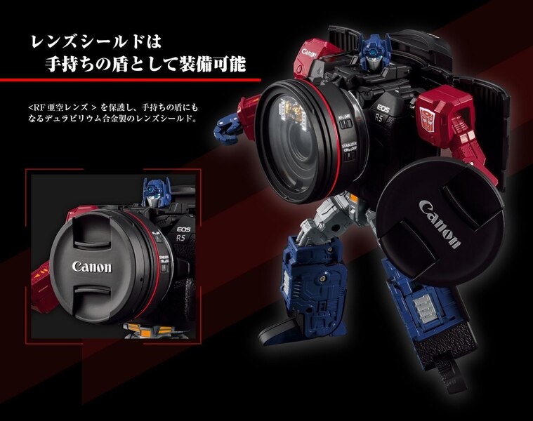 Takara TOMY Canon EOS R5 X TRANSFORMERS Optimus Prime Official Image  (17 of 23)