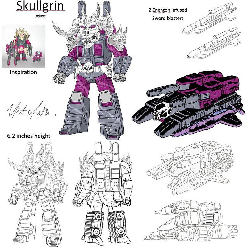 Transformers Legacy Pretender Skullgrin Official Concept Design Images