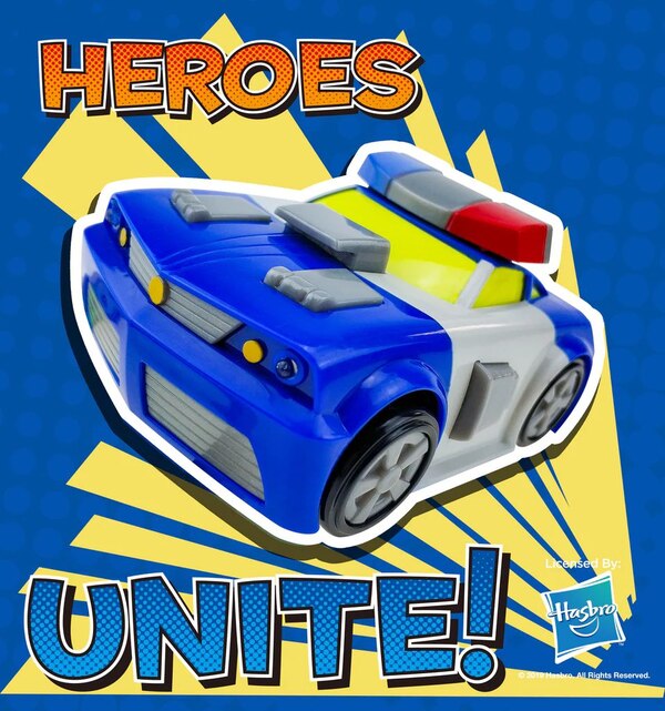 Yolopark Transformers Rescue Bots Chase Friction Cars Image  (6 of 24)