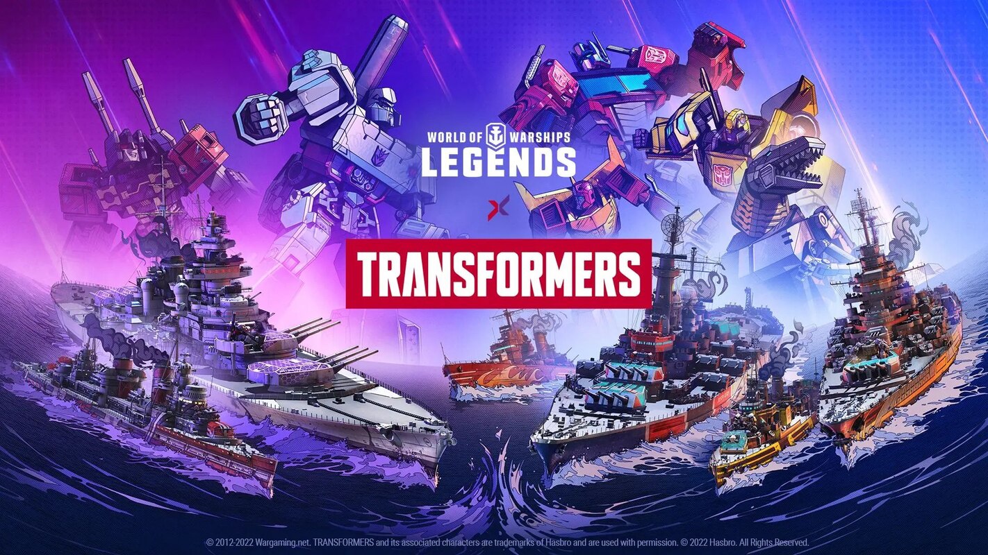 World of Warships Legends Transformers Return with Gold Bug, Hot Racer, More!
