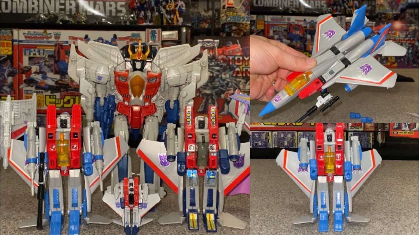 Transformers G1 Starscream Movie Colours Review - G1 Takara Book 9 Collection 86 Color