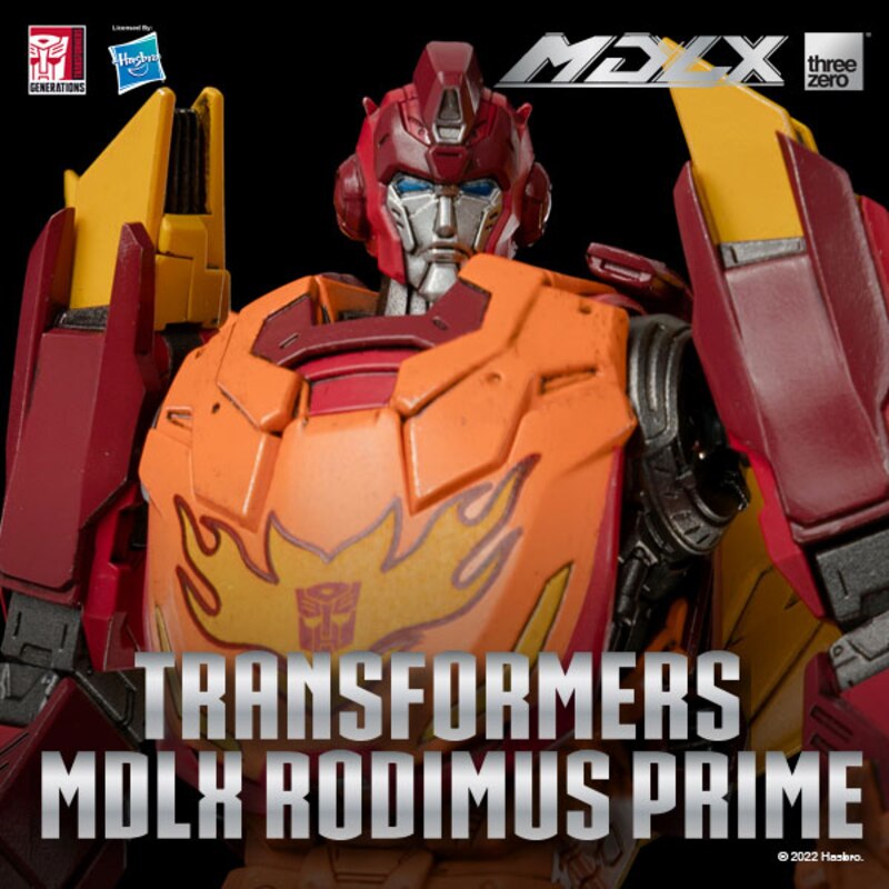 threezero Transformers G1 MDLX Rodimus Prime Official Images and Details