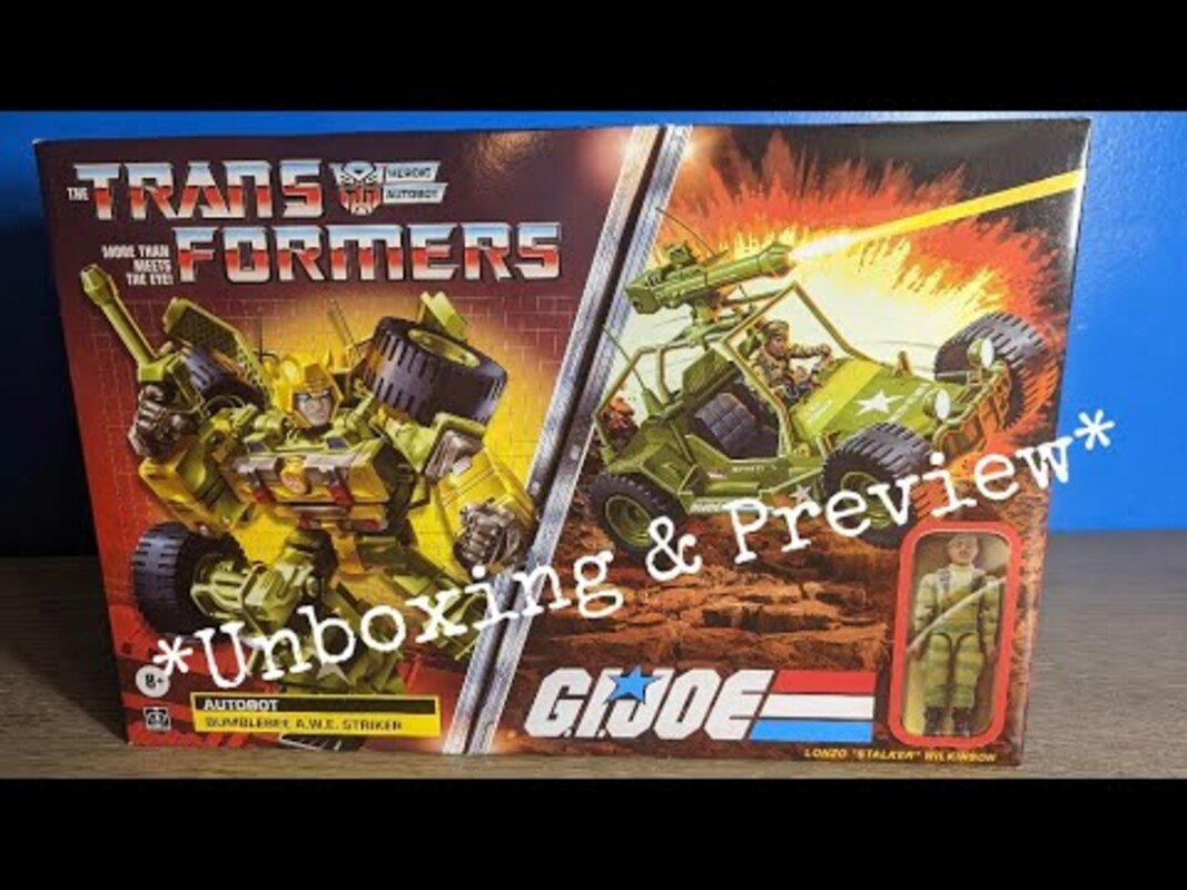 Transformers G.I. Joe 2022 Collaborative Bumblebee A.W.E. Striker *Unboxing and Preview* Rodimusbill