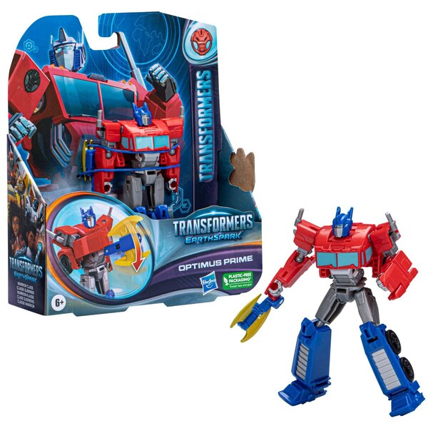  Official Packaging Image Of Transformers Earthspark Wave 1 Optimus Prime Warrior  (9 of 18)