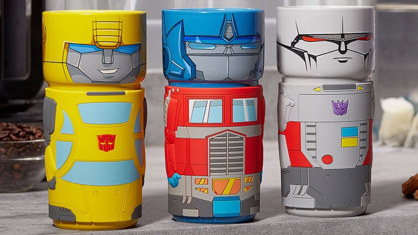 Transformers CosCup Optimus Prime, Megatron, Bumblebee From Numskull