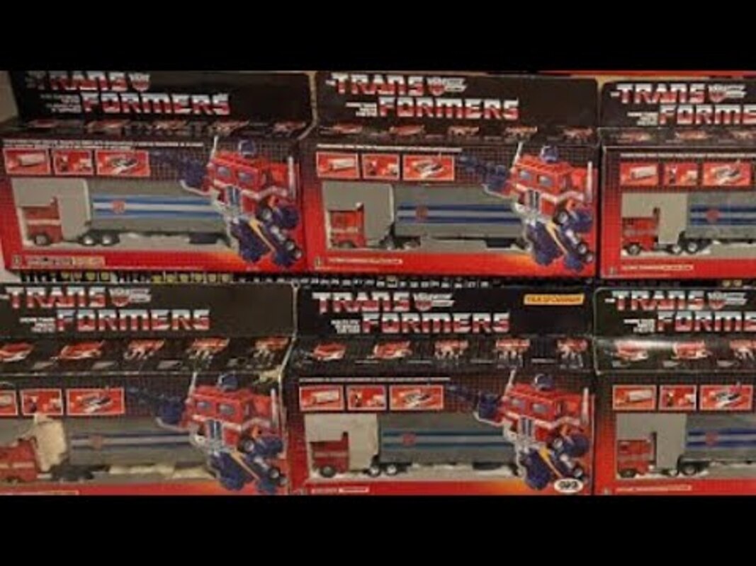 Transformers G1 Vintage Optimus prime Collection Showcase - All 18 Original Toys 1984-1991