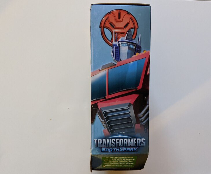 In Hand Box Image Of Transformers Earthspark Spin Changer Optimus Prime With Robby Malto  (5 of 5)