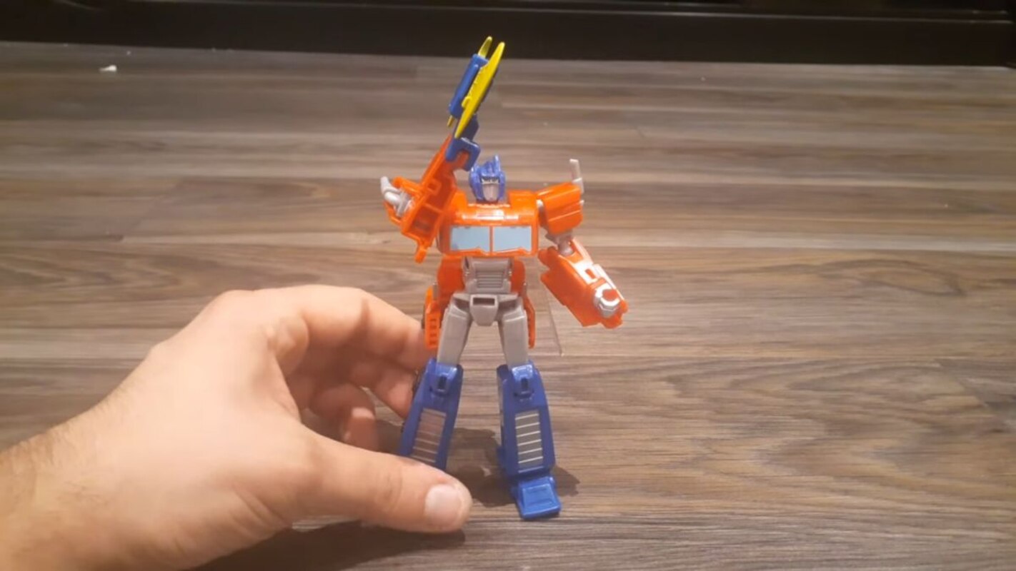 Transformers EarthSpark Warrior Optimus Prime In-Hand Images & Video