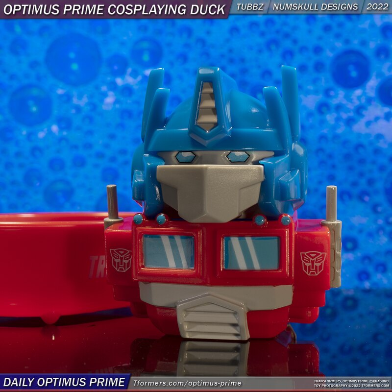 Daily Prime - Transformers TUBBZ Optimus Prime Cosplaying Duck