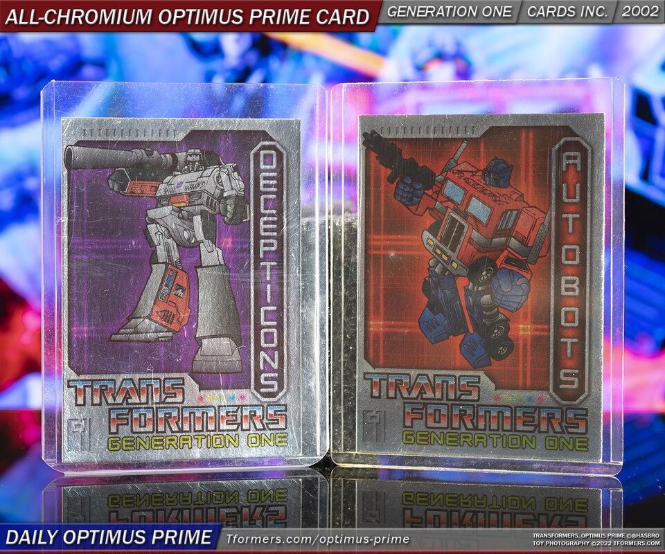 Daily Prime - Generation One Optimus Prime All-Chromium Trading Card